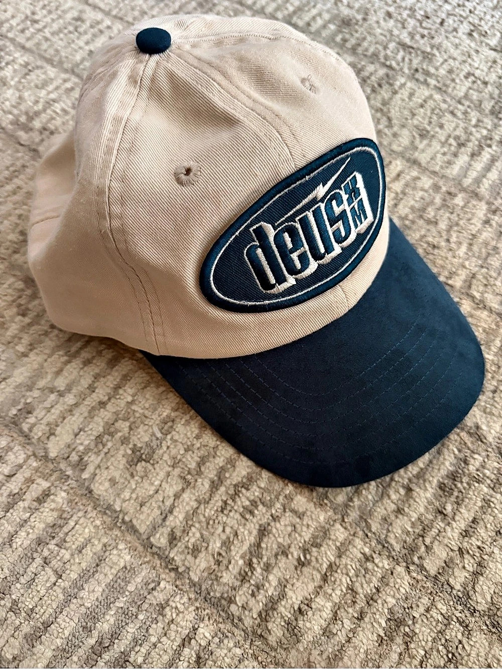 Deus Ex Machina Weetzie Dad Cap Dad Cap in Beige & Blue-green